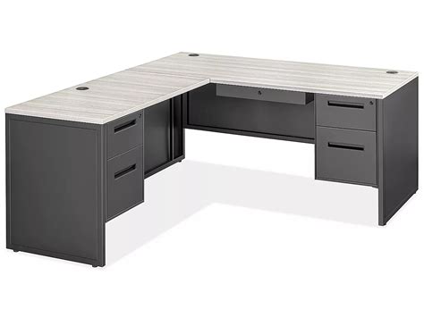 steel l shaped desk